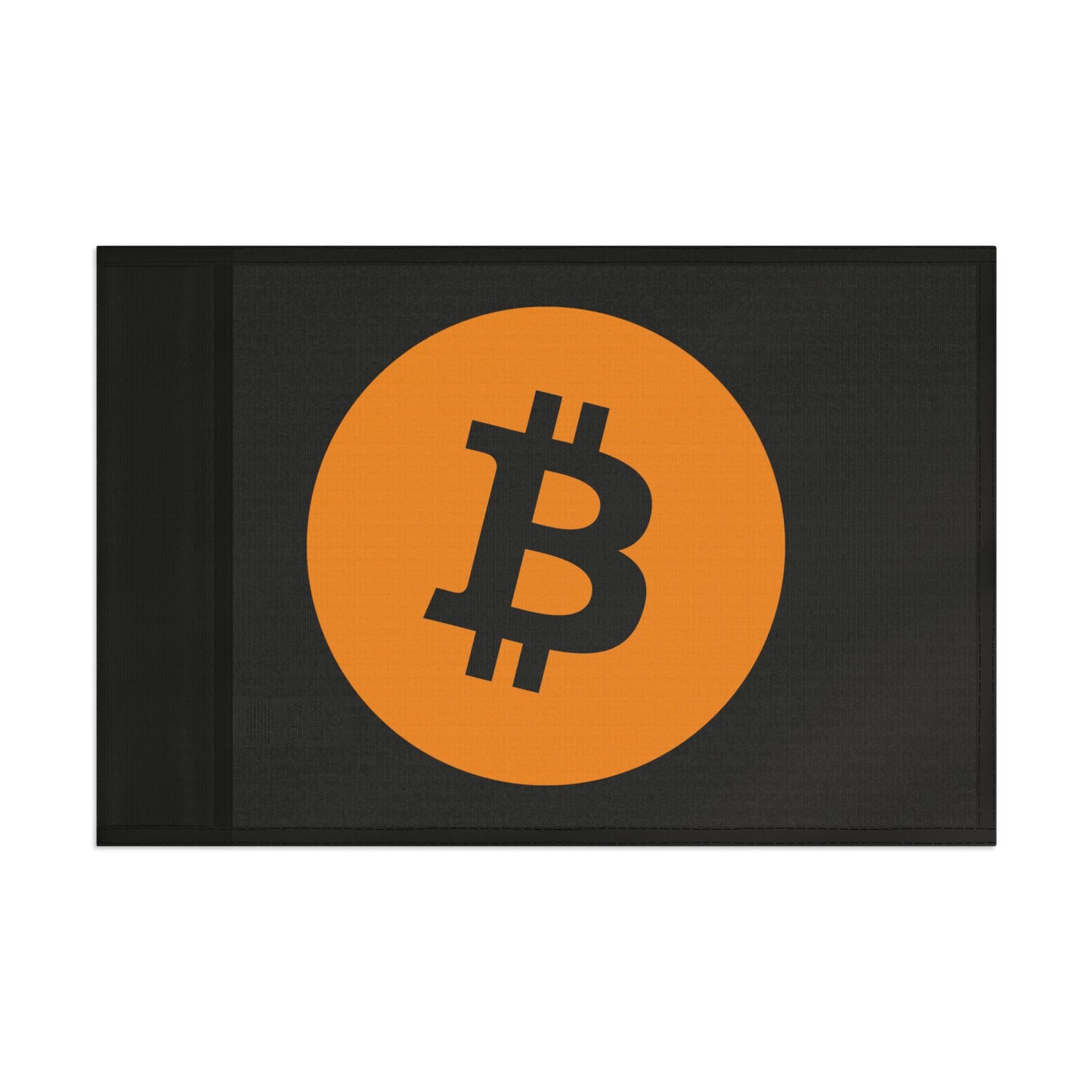 BITCOIN Flag Black