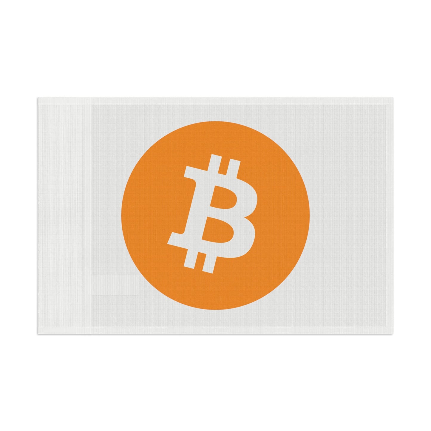 BITCOIN Flag White